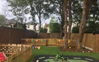 garden space at monkey puzzle watford